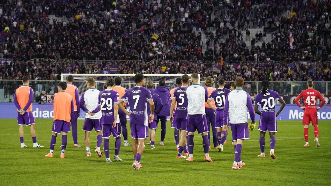 La Fiorentina contestata a fine partita