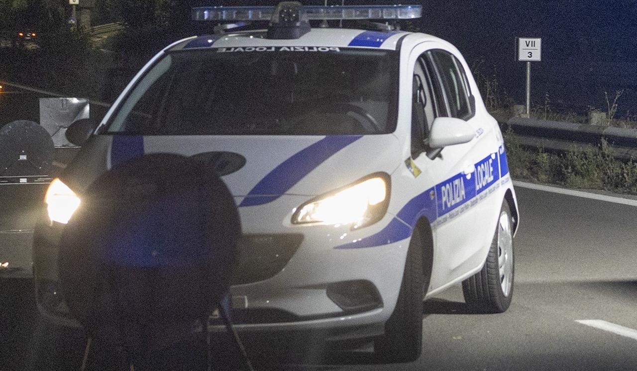 
	La polizia locale ha bloccato l'auto in tangenziale

