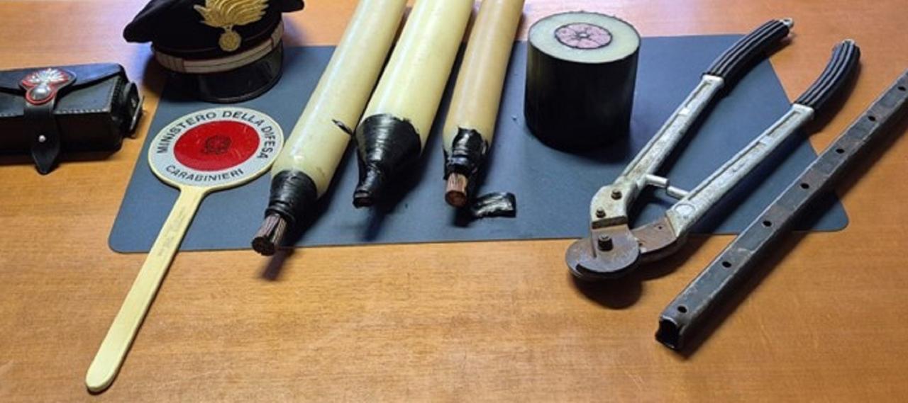 
	Parte del materiale sequestrato dai carabinieri

