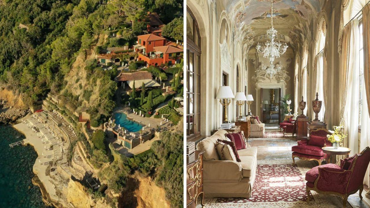 I due hotel toscani nella classifica dei migliori 50 al mondo (Foto dai siti ufficiali delle strutture)