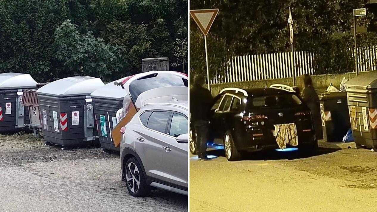 Due scatti delle fototrappole