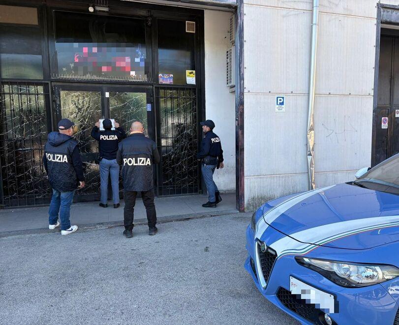 L'intervento degli agenti