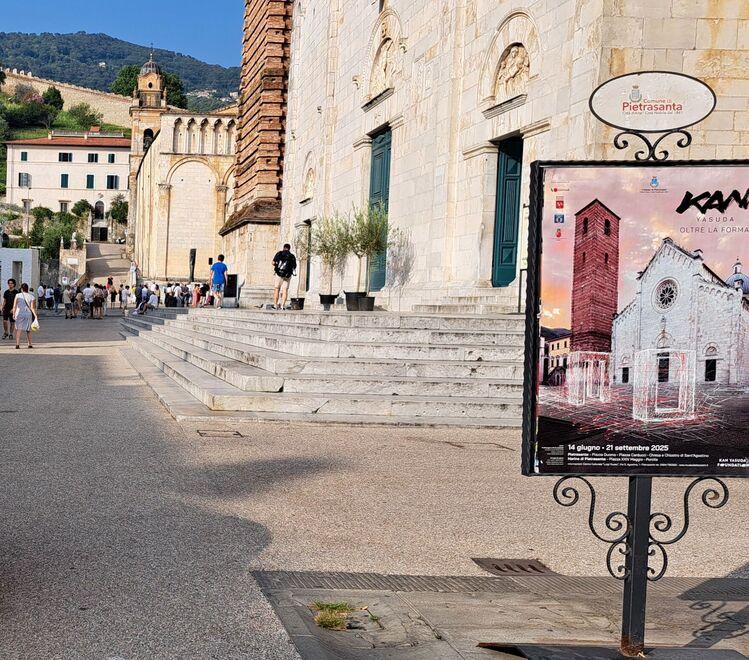 Uno scorcio del centro di Pietrasanta