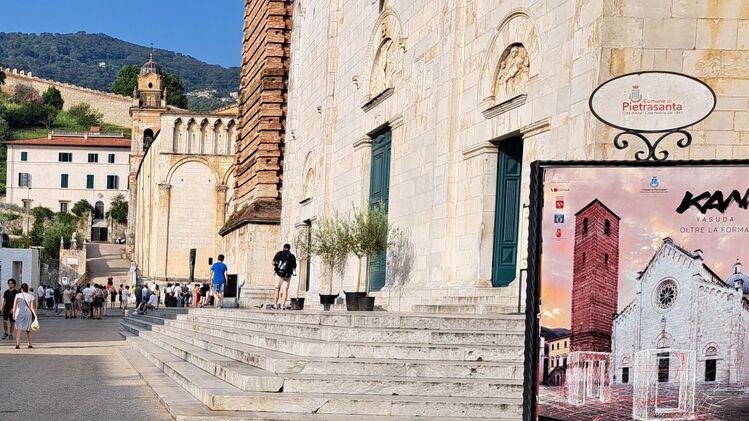 Uno scorcio del centro di Pietrasanta