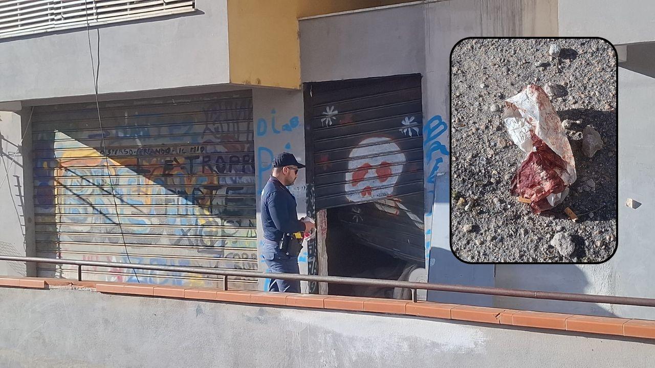 Il luogo dell'aggressione (foto Ivan Nuvoli)