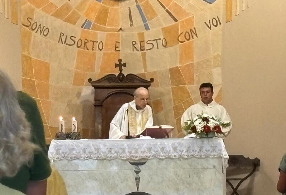 Qui nell'ultima messa officiata