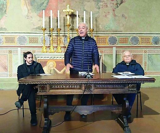 
	Francesco Marchese, monsignor Daniele Scaccini e monsignor Carlo Stancari

