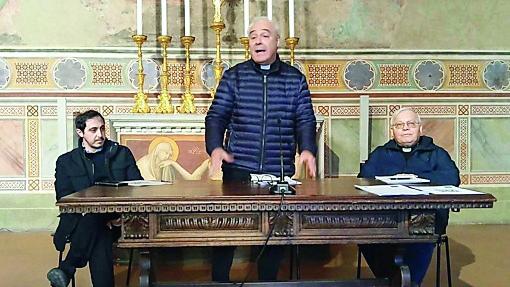 Francesco Marchese, monsignor Daniele Scaccini e monsignor Carlo Stancari