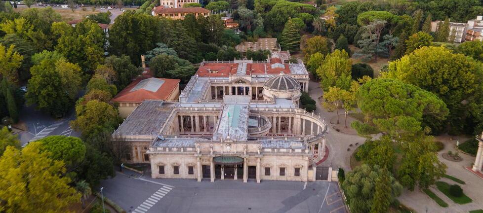 
	Lo&nbsp;stabilimento Tettuccio, simbolo di Montecatini (foto Nucci)

