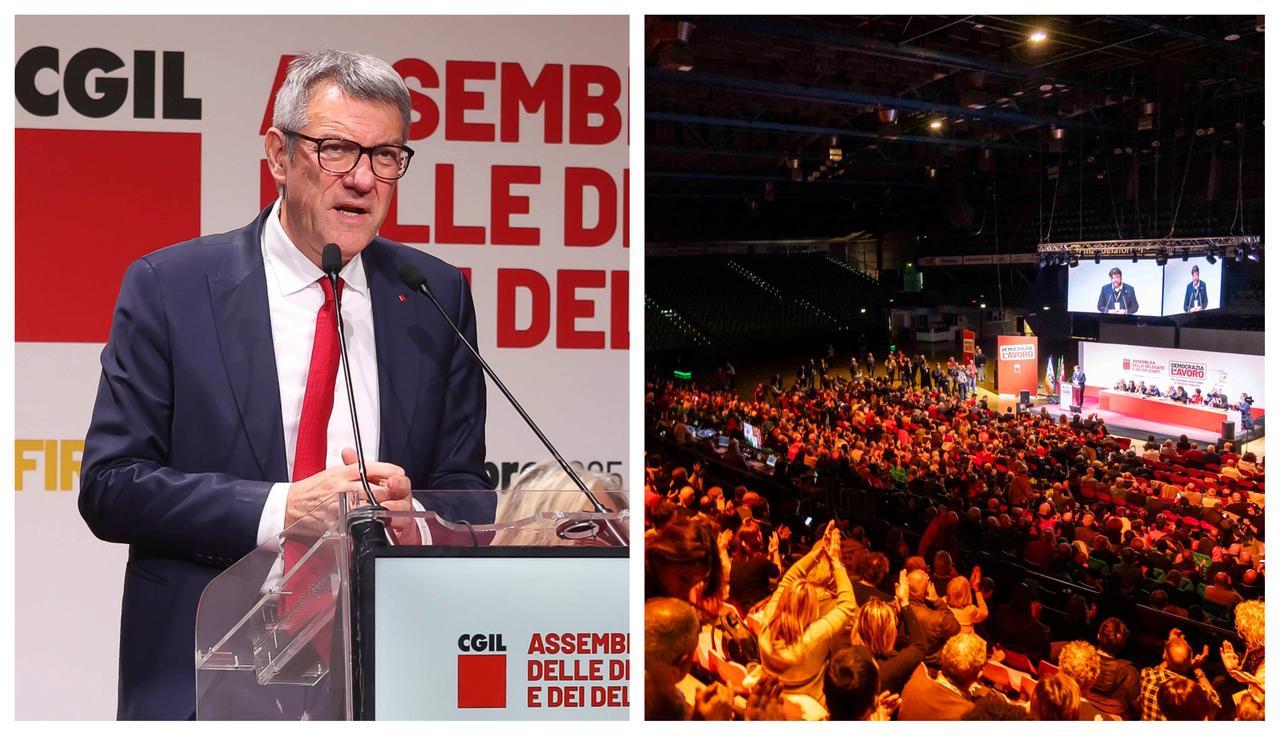 Firenze, Landini riempie il Mandela Forum: “Il 12 dicembre tutta l’Italia in piazza contro una manovra ingiusta”
