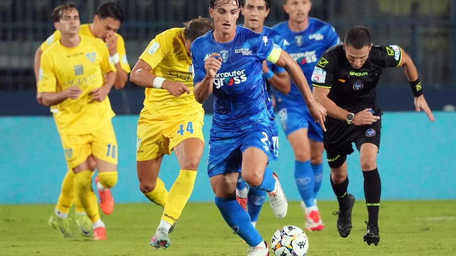 Un'azione di Empoli-Carrarese del 28 settembre