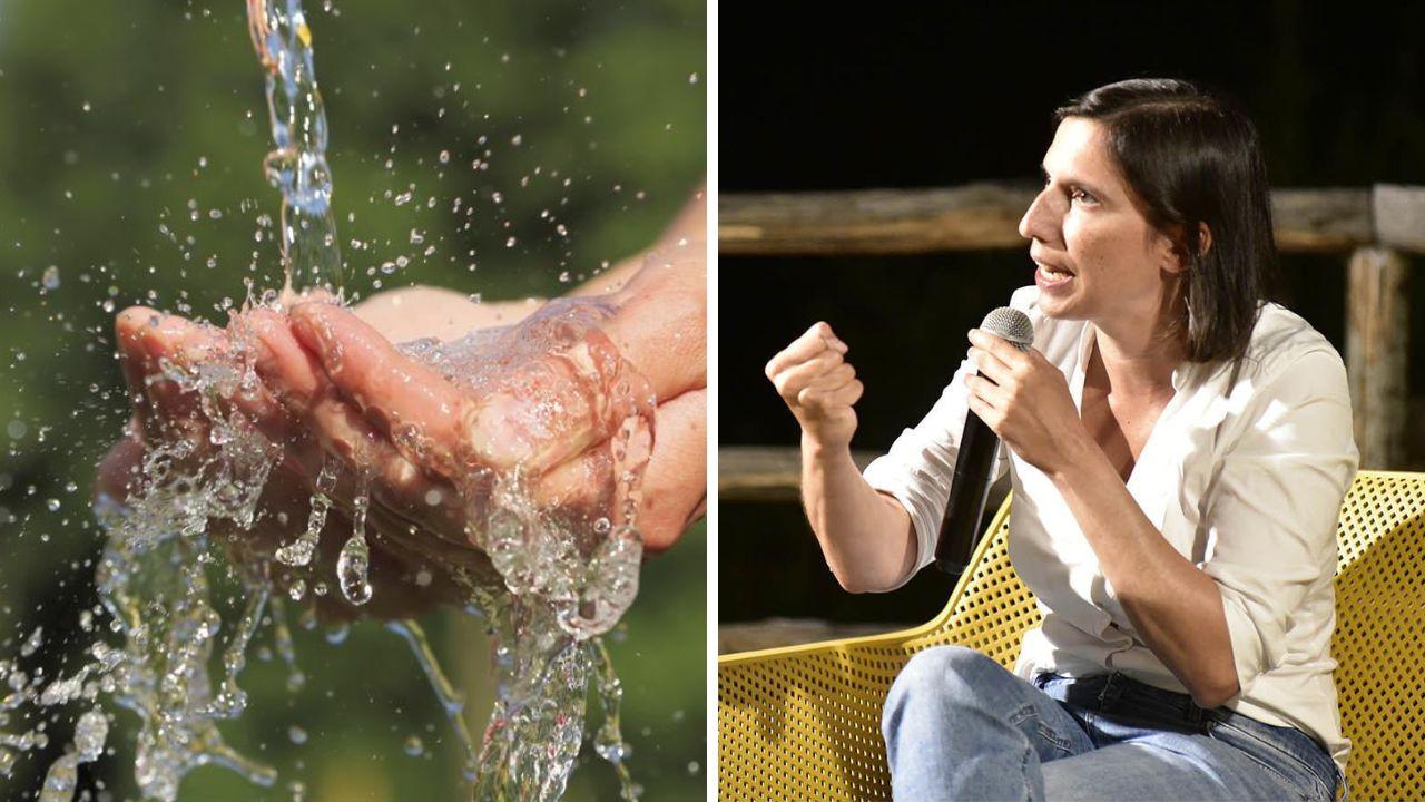 Elly Schlein a Campiglia quando annunciò la svolta della linea del Pd sul tema