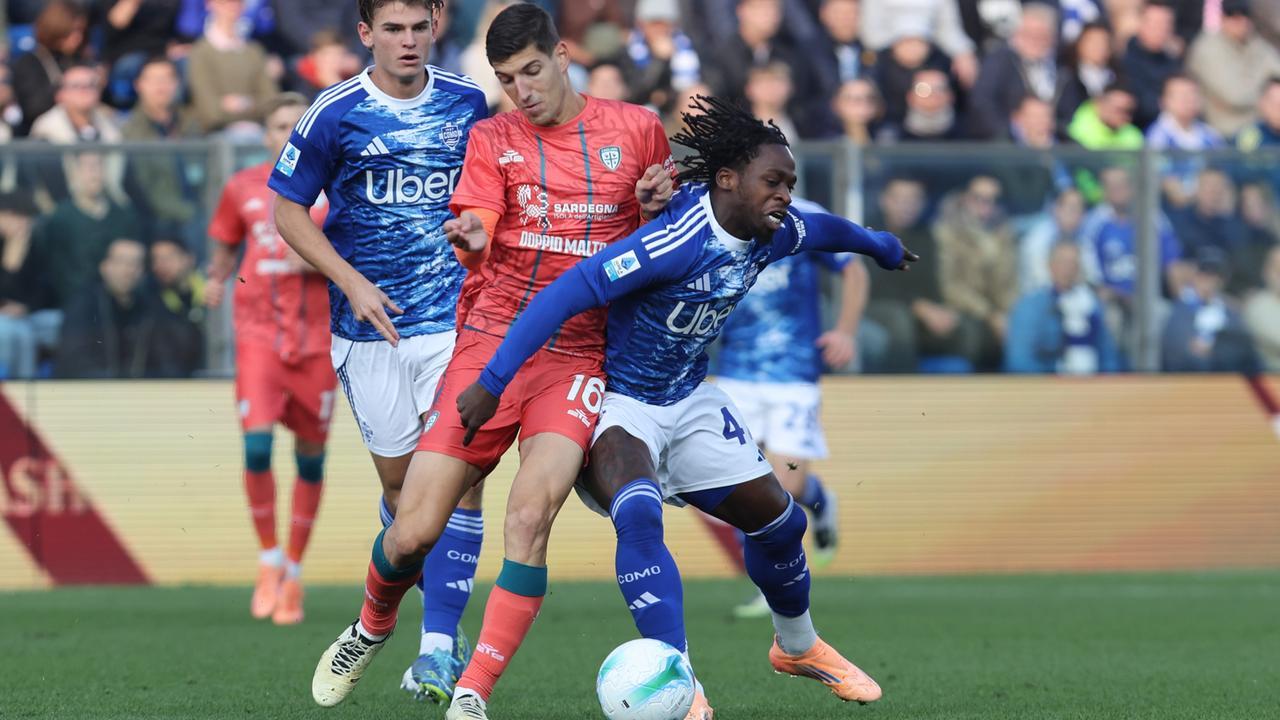 Como-Cagliari: 0-0. Paratona di Caprile su Morata. LA DIRETTA