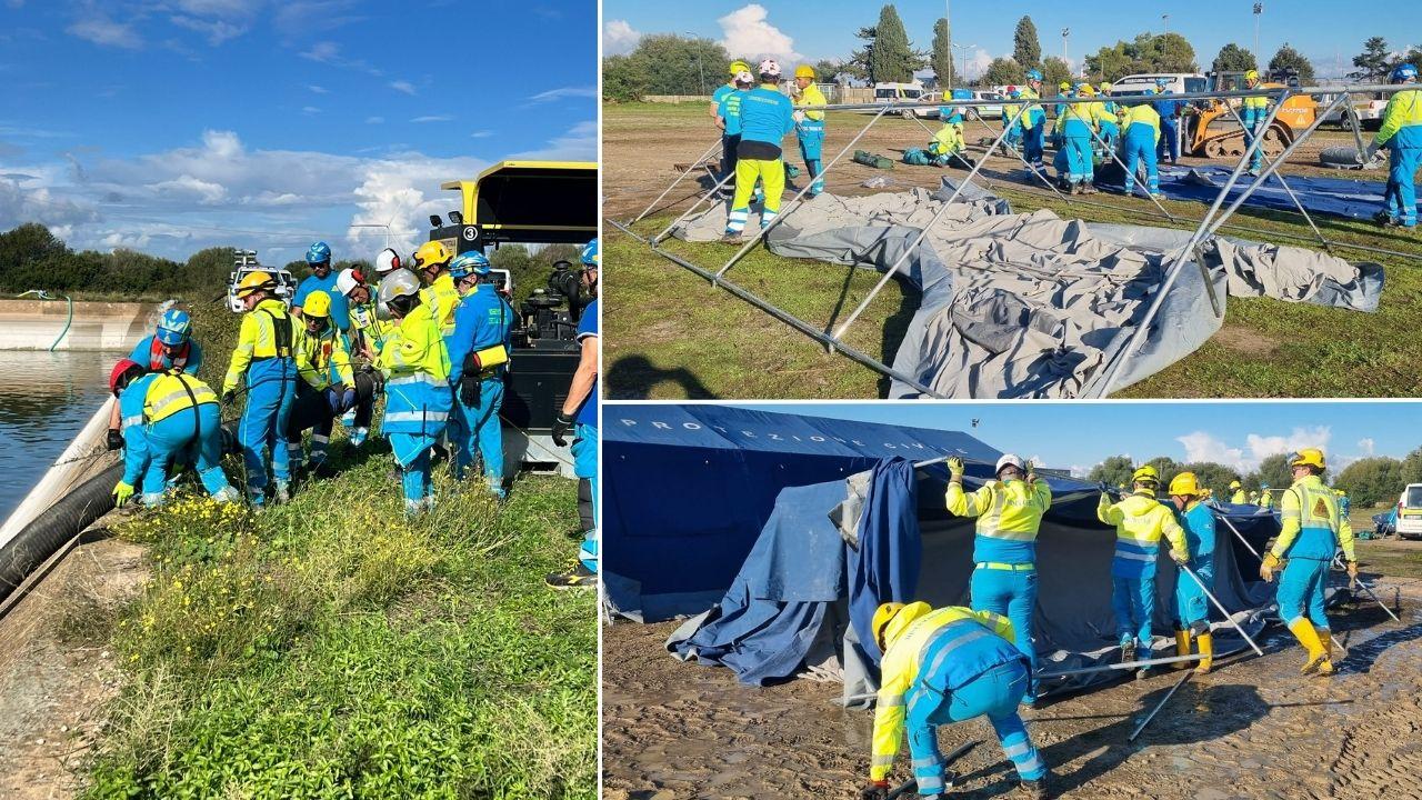 Volontari da tutta l’isola a Sassari per addestrarsi contro il rischio alluvioni