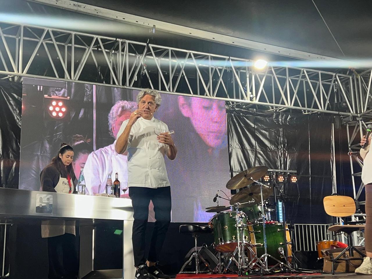 Giorgio Locatelli protagonista a Iglesias con il suo showcooking