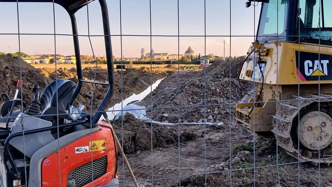 I lavori al centro sportivo del Pisa
