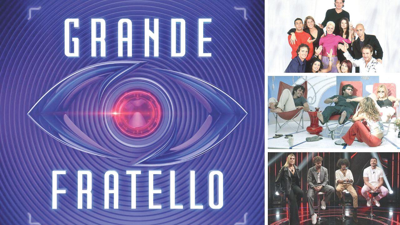 Dall'alto i partecipanti alla prima edizione, quelli della terza e i concorrenti di oggi