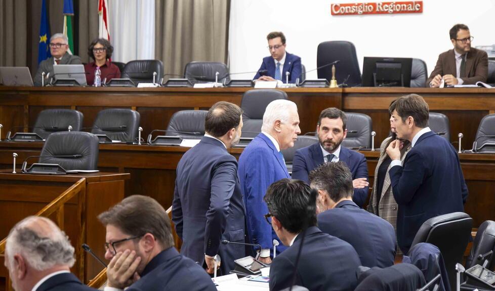 Un momento della prima seduta