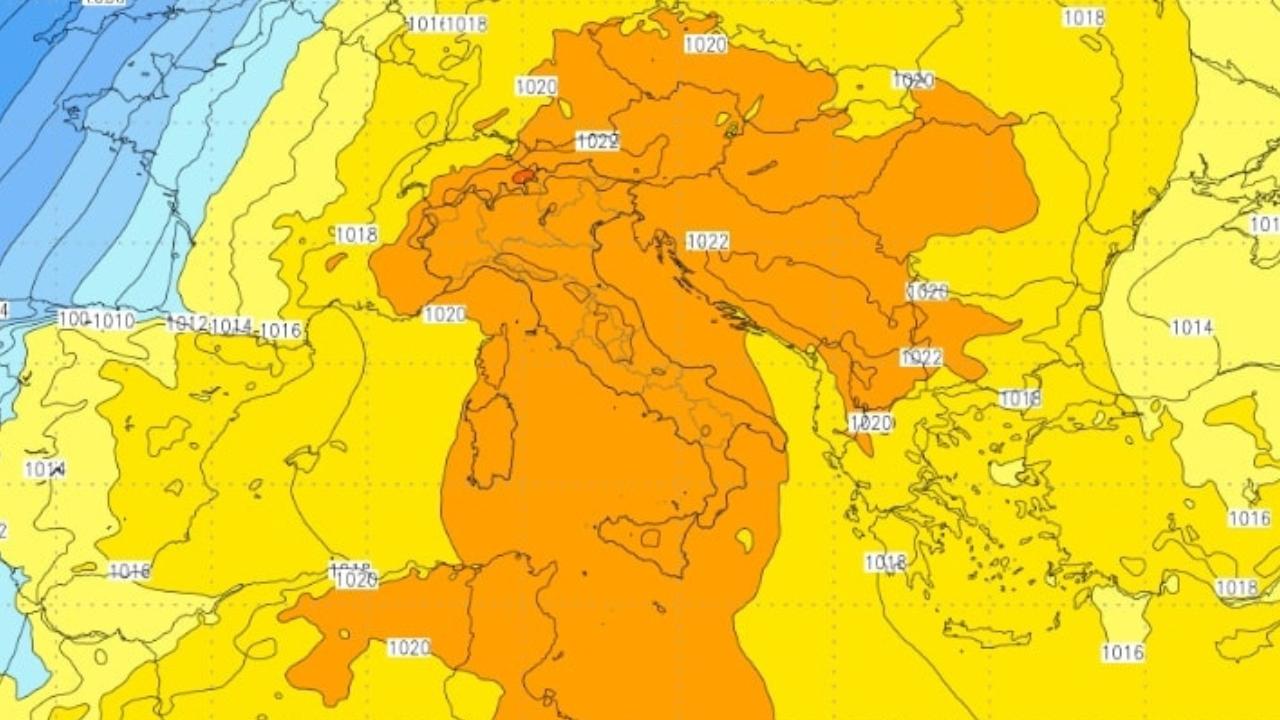 
	La rimonta dell'anticiclone nordafricano (Da Fb: Centro Meteo Toscana)

