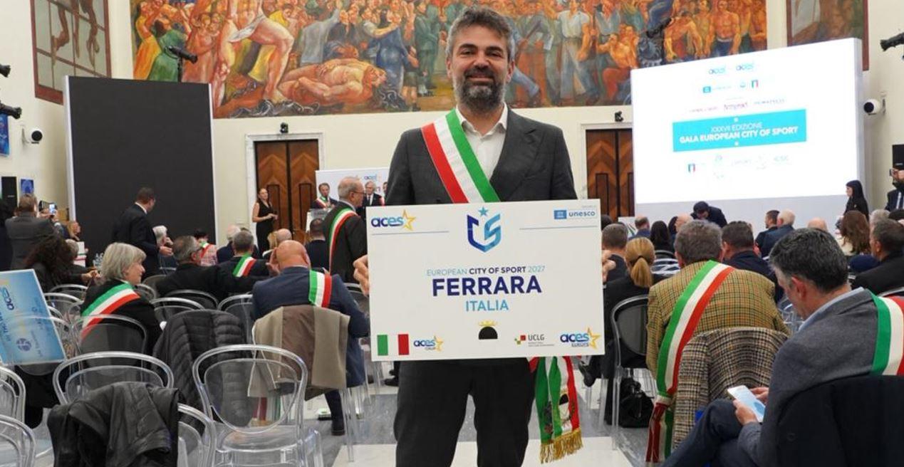 Ferrara Città Europea dello Sport 2027, Carità: «Vittoria di tutti»