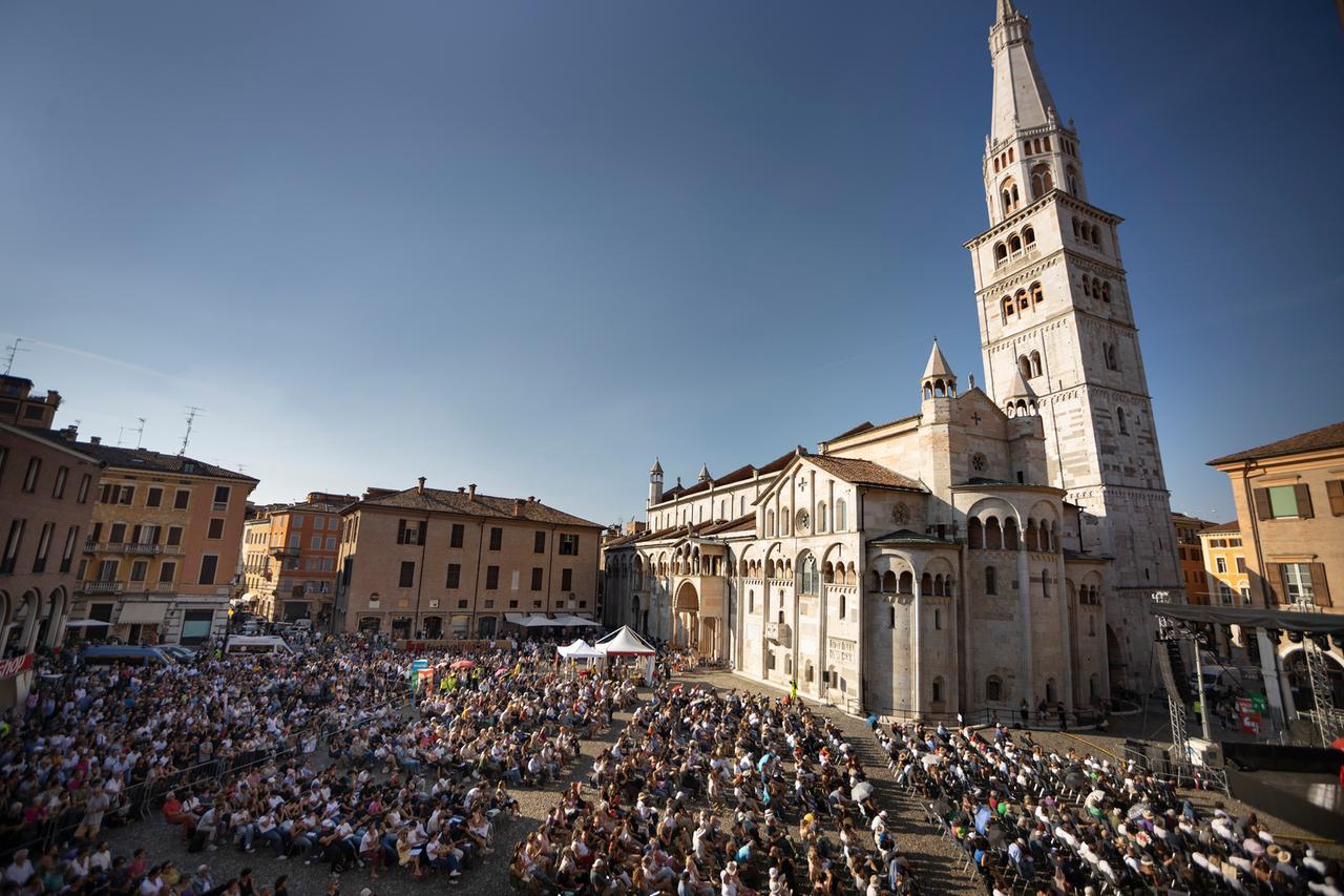 Per il Festival Filosofia un’affluenza da record: «A Modena da tutto il mondo»