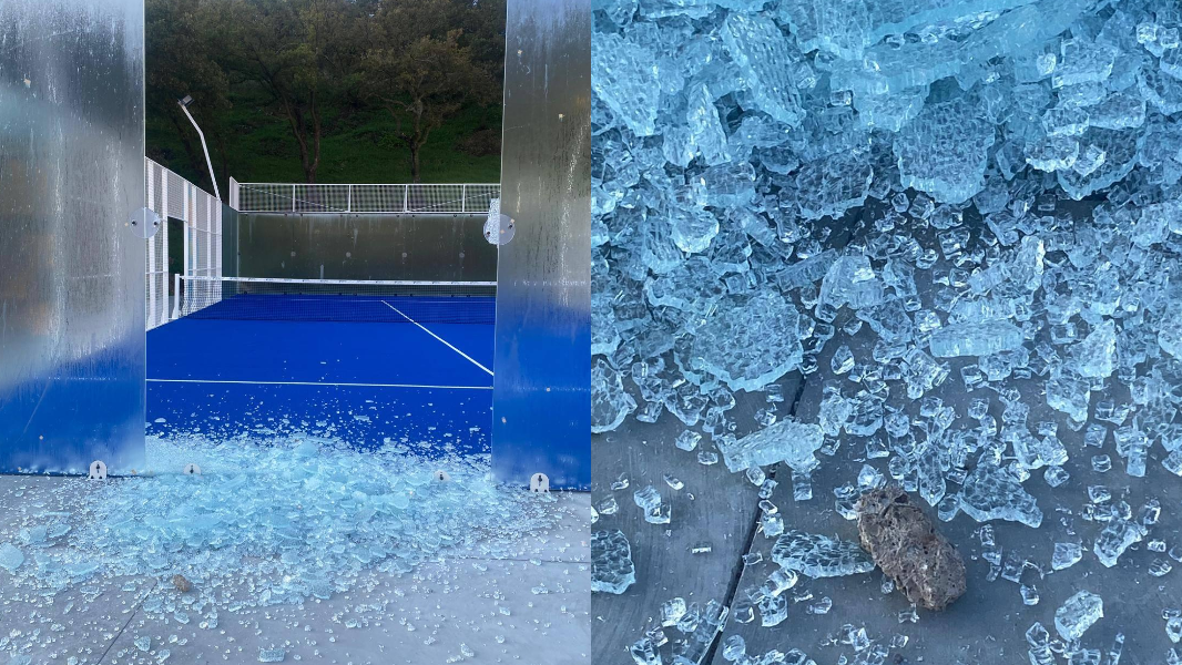 I vandali devastano il campo da padel non ancora inaugurato: la denuncia del sindaco