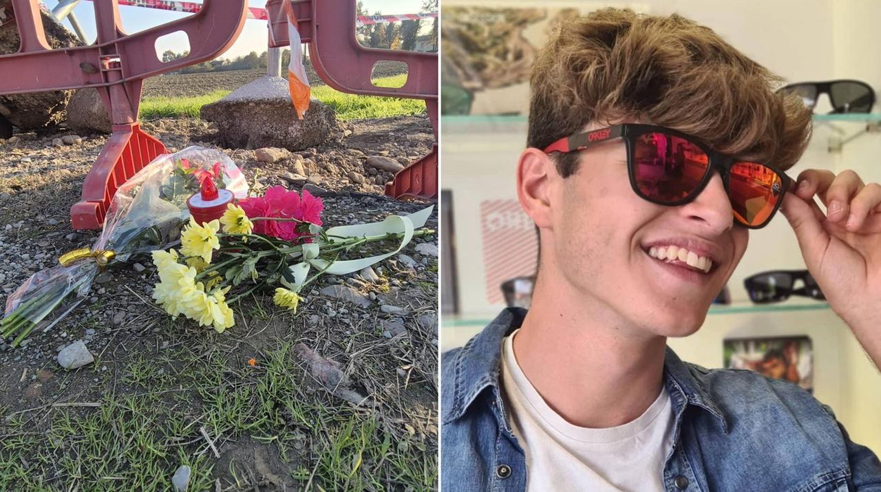 
	Luca Fattori e i fuori sul luogo del tragico incidente

