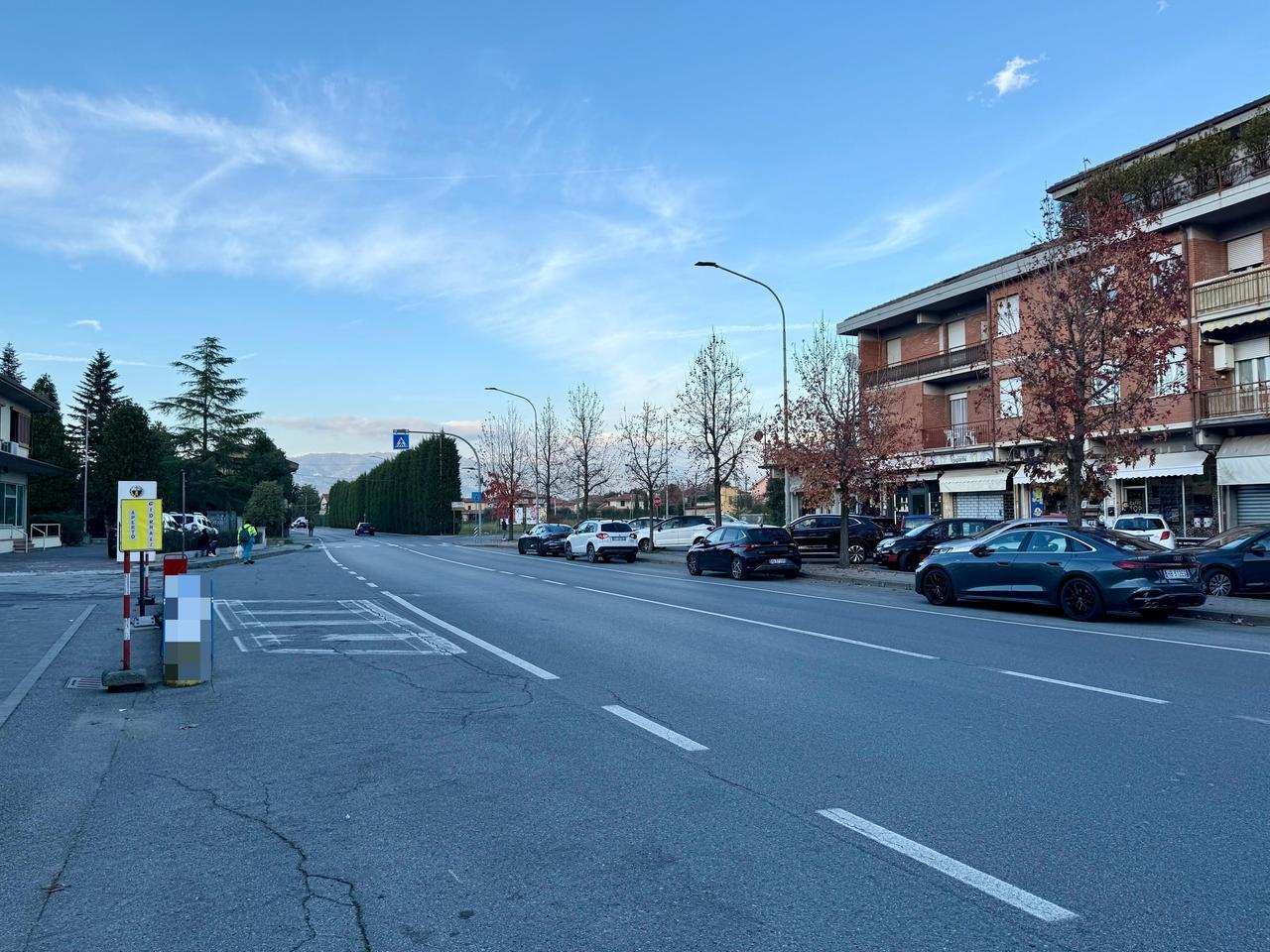 
	Il punto dove &egrave; avvenuta la tragica caduta (foto Nucci)

