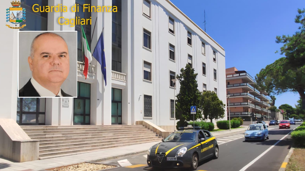 Nel riquadro l'ex direttore della Conservatoria delle coste Giovanni Piero Sanna noto Giampiero