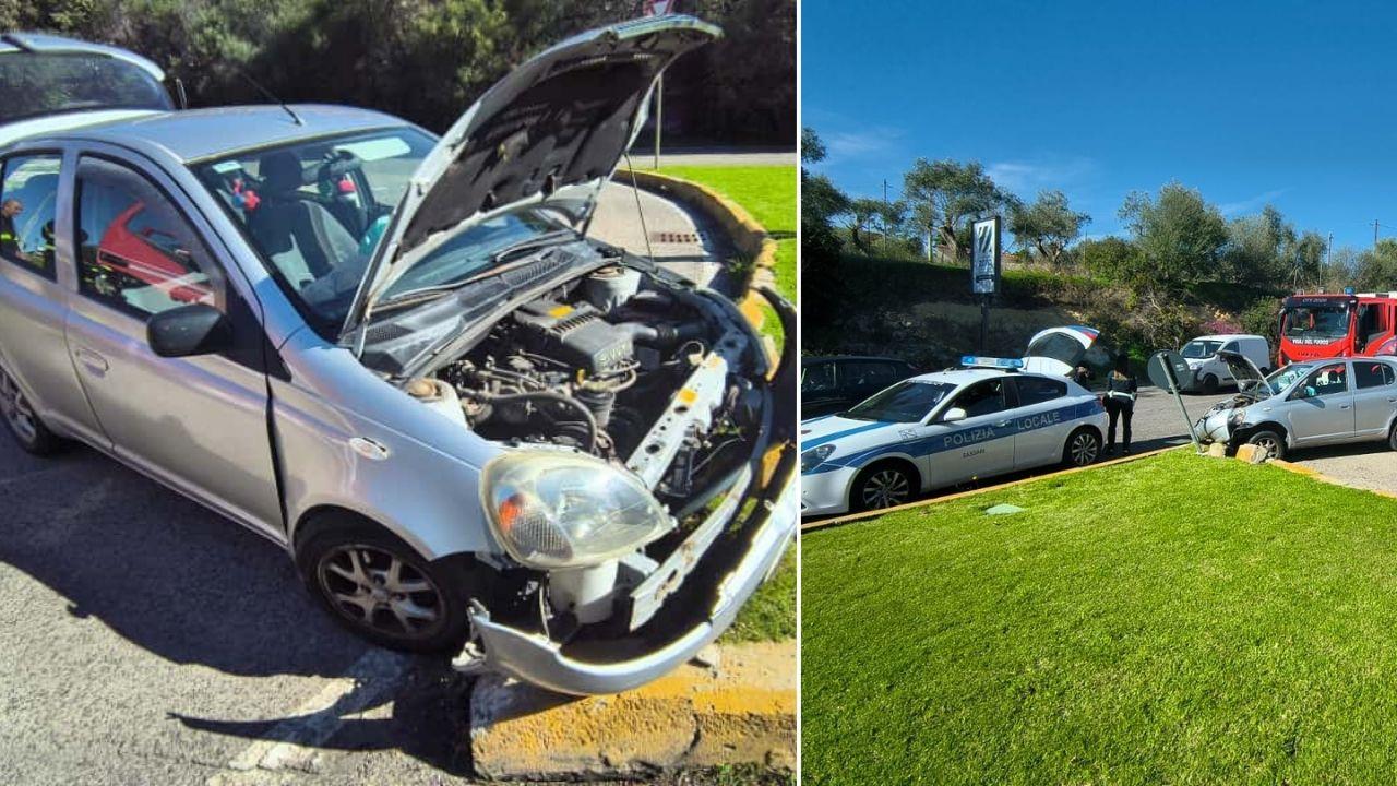 Il luogo dell'incidente <em><strong>(foto Ivan Nuvoli)</strong></em>