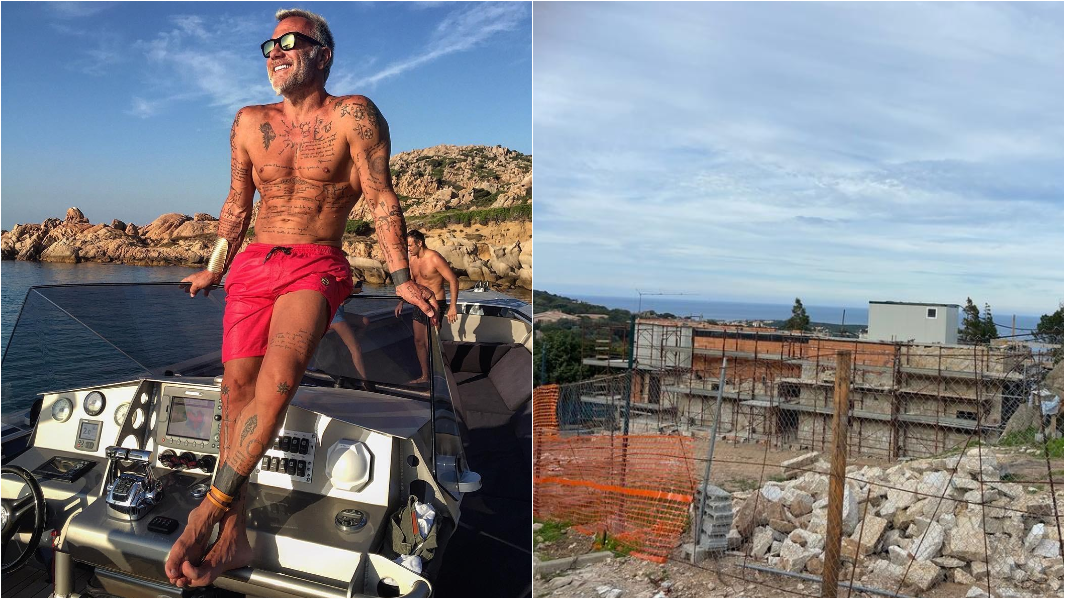Villa da 15 milioni di euro dell’influencer Gianluca Vacchi a Porto Cervo. Per la Procura è abusiva