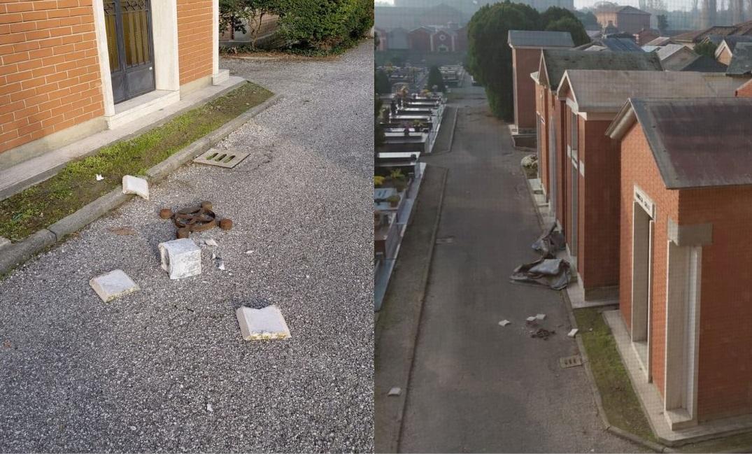 Furti e atti vandalici al cimitero della Certosa di Ferrara