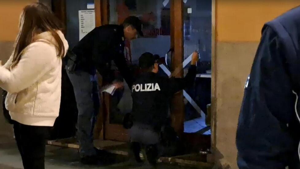 Sul posto è arrivata la polizia