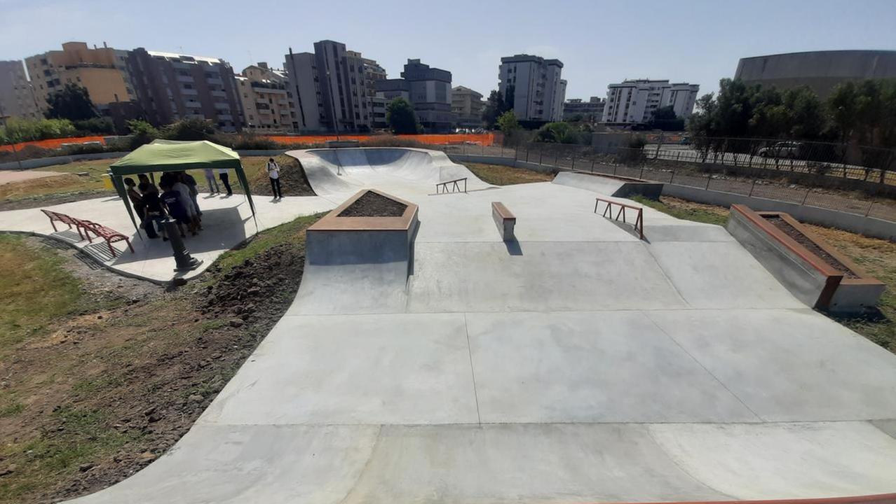 Lo skate park al Centro giovani di Oristano
