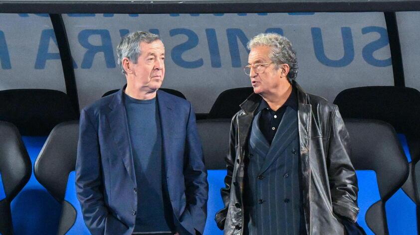 Alexander Knaster con Giuseppe Corrado (a destra)