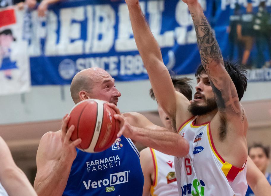 Un'azione del match (foto Lega)