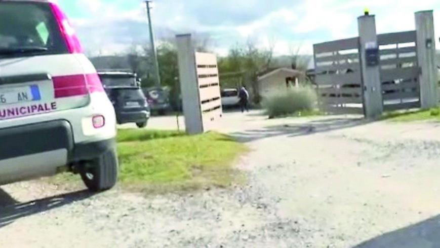 Il luogo dell'aggressione in un frame del video dalla Vita in Diretta