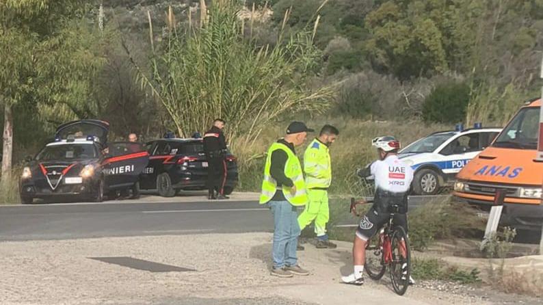 I rilievi sul luogo dell'incidente