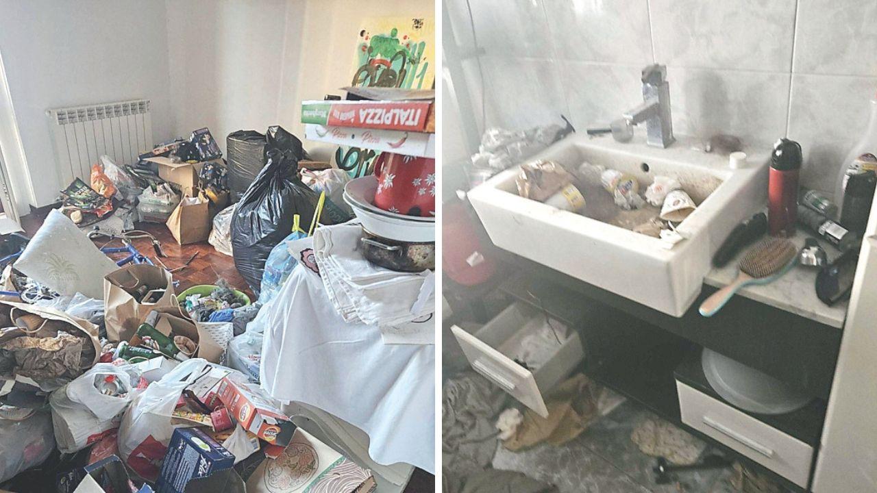 Le condizioni in cui si trovava l’appartamento in cui è stato trovato l’uomo