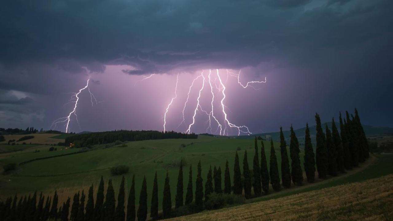 Arrivano i temporali in Toscana 