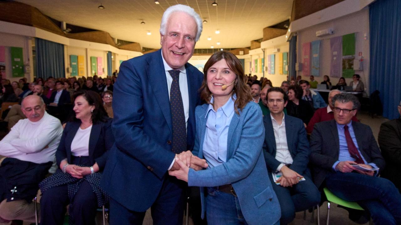 Brenda Barnini con Eugenio Giani 