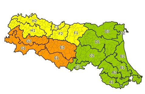Maltempo, è allerta arancione sul Crinale per piogge intense
