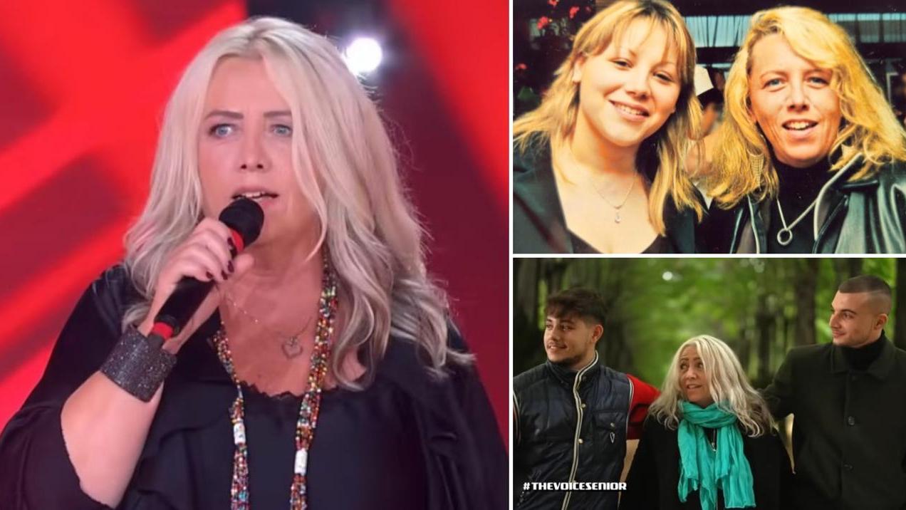 Alessandra a The Voice e con i figli