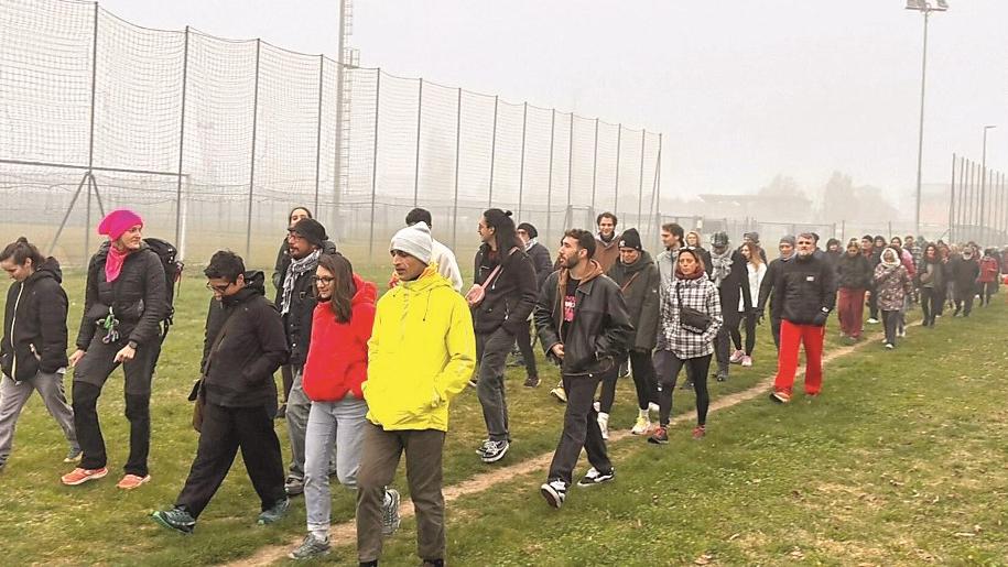 La "Camminata arrabbiata" a San Damaso