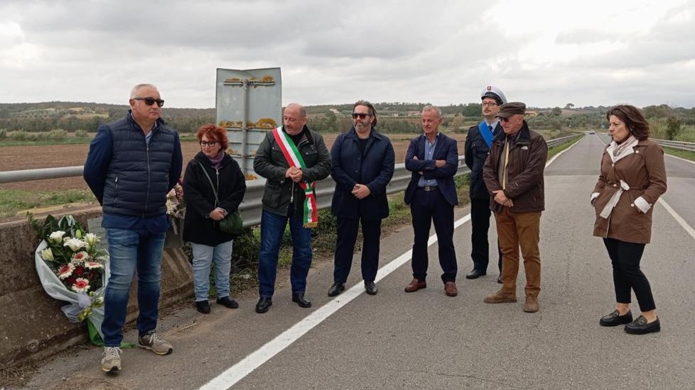 Un momento della commemorazione