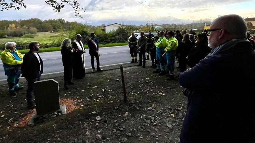 Un momento della commemorazione