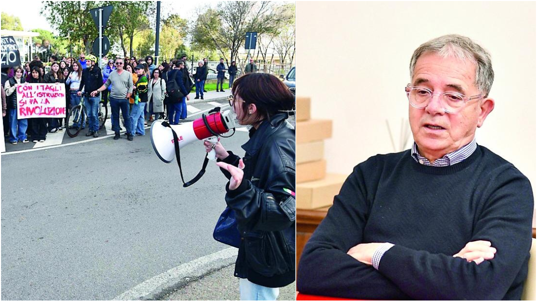 Mancano le aule, il liceo De André di Olbia protesta. Nizzi: «Al lavoro per risolvere il problema»