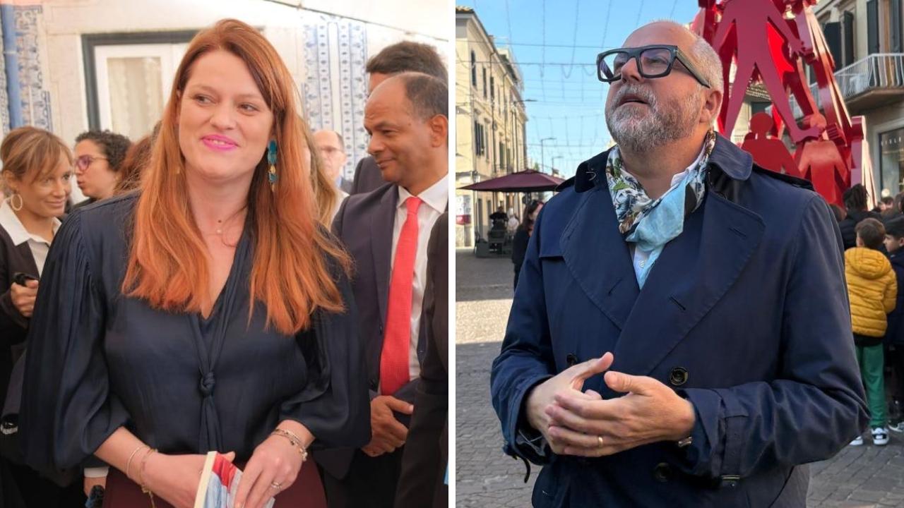 Sonia Luca e il sindaco Matteo Franconi