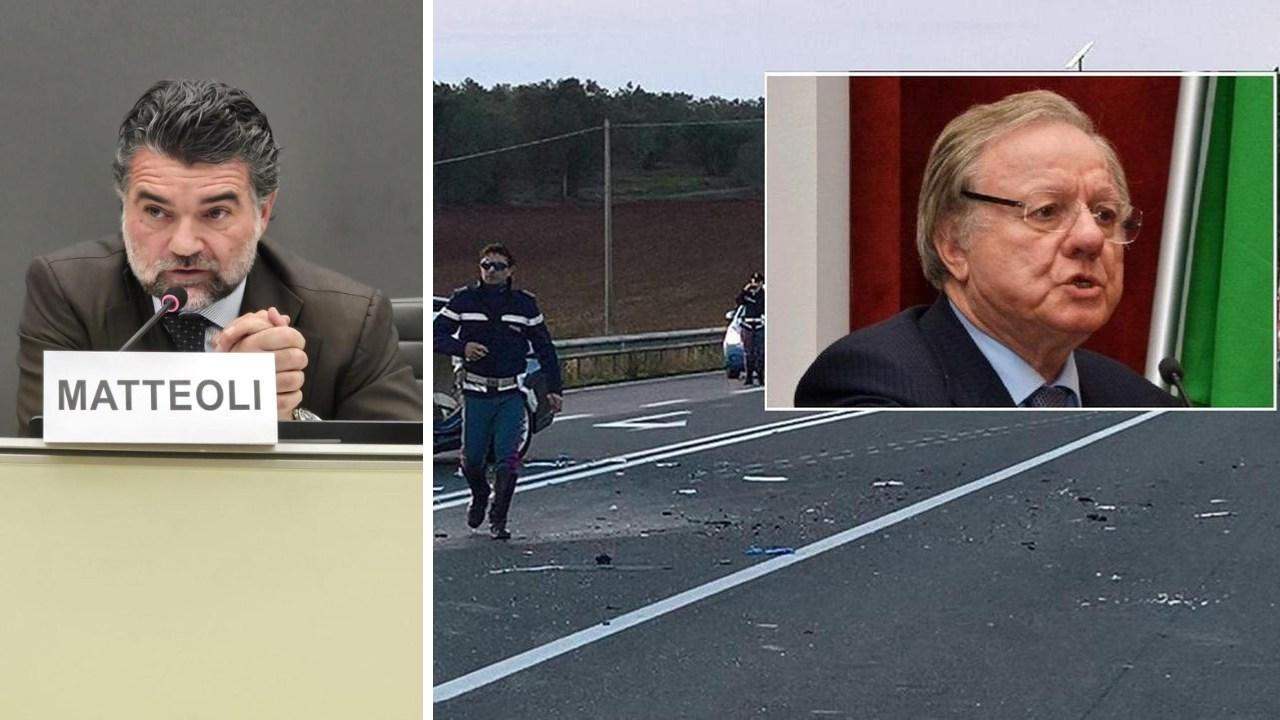 Il figlio a sinistra, l'ex ministro e la scena dell'incidente