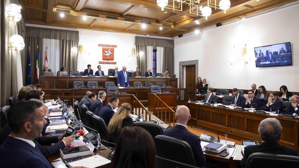 Un momento della seduta